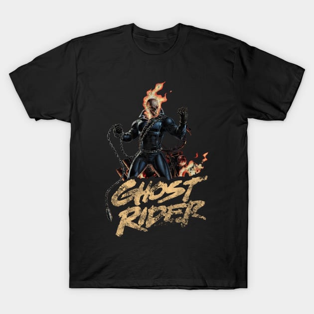 Ghost Rider T-Shirt by k4k7uz